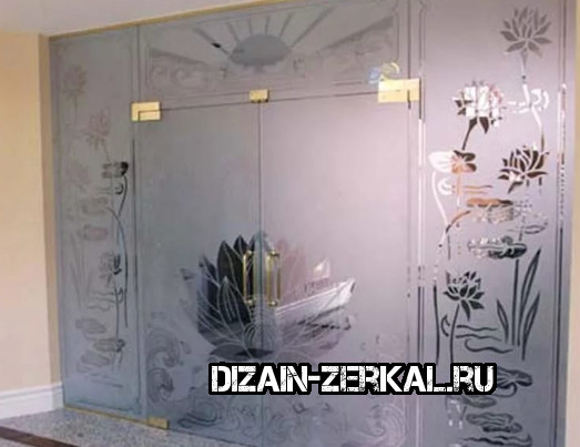 рисунок на стекле