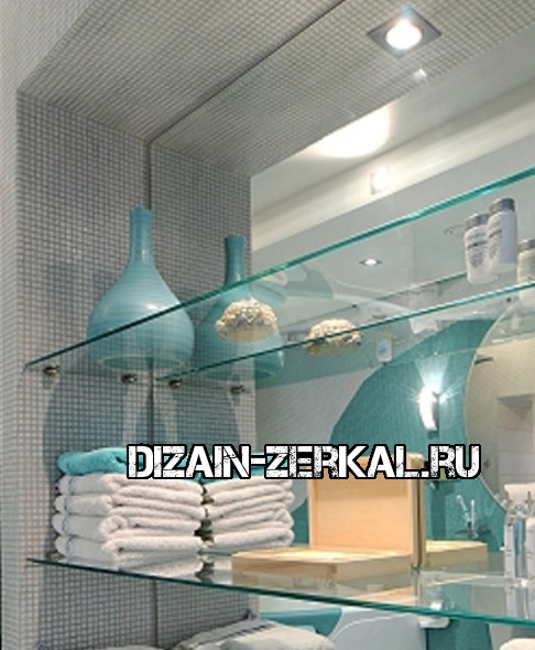 полки из стекла